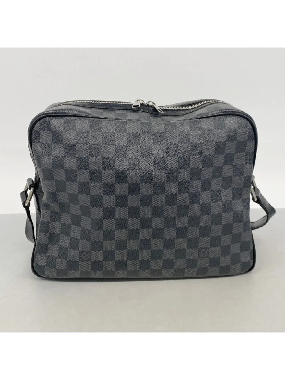 Louis Vuitton Shoulder Bag Damier Graphite Io Black Gray